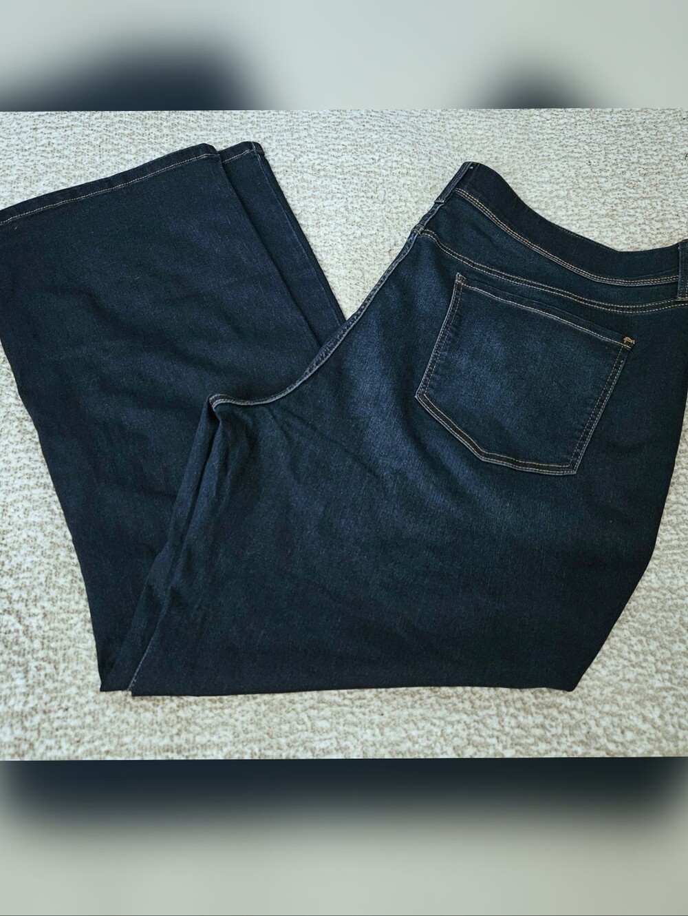 Terra & Sky Dark Indigo Bootcut Jeans 3xl